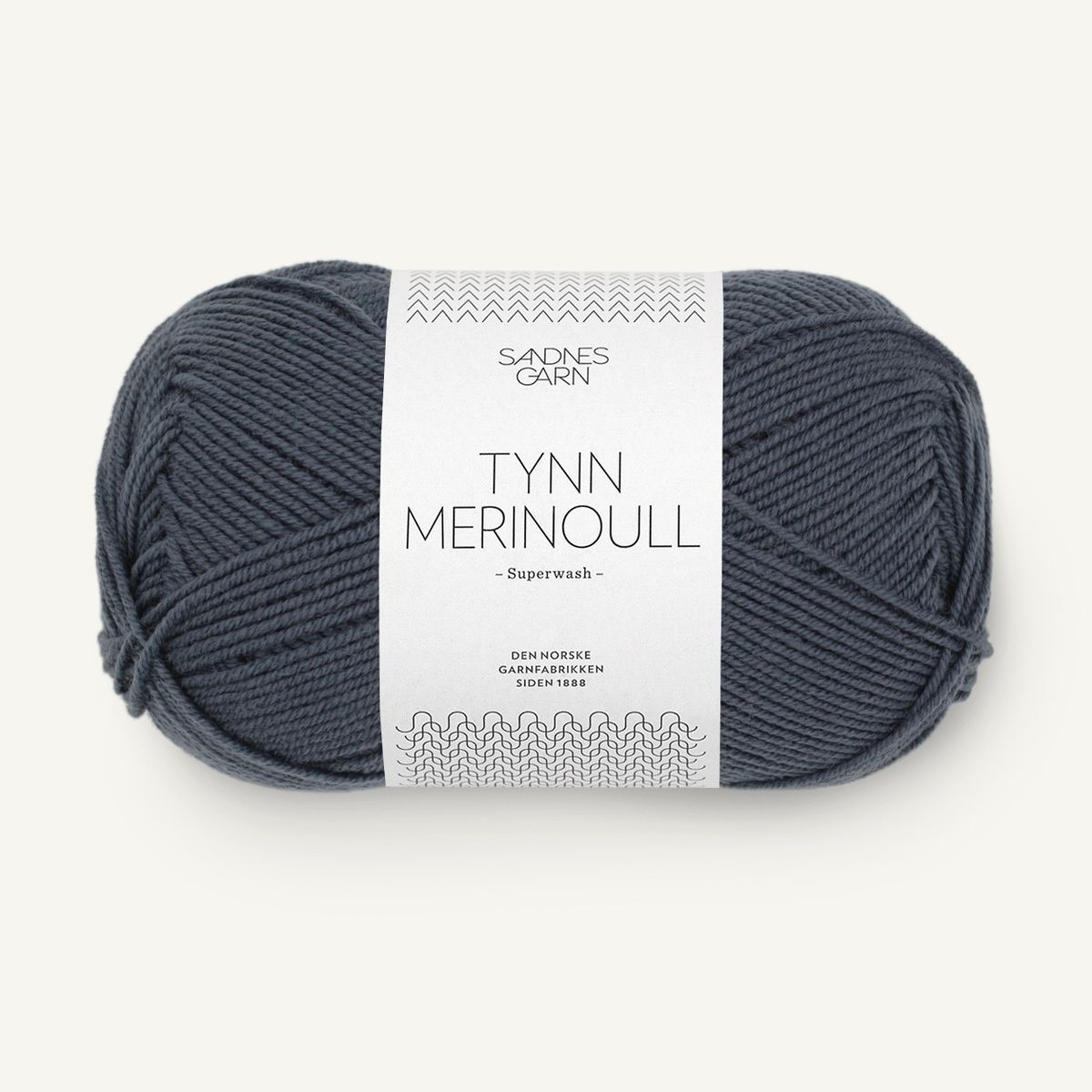 Tynn Merinoull - 6071 Gråblå