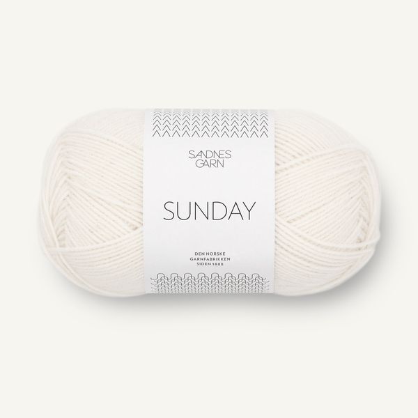 Hovedbilde Sunday - 1001 Hvit