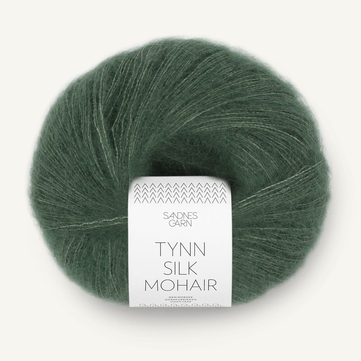 Tynn Silk Mohair - 8581 Dyp Skoggrønn