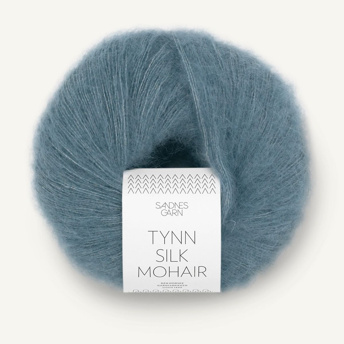 Tynn Silk Mohair - 6552 Isblå