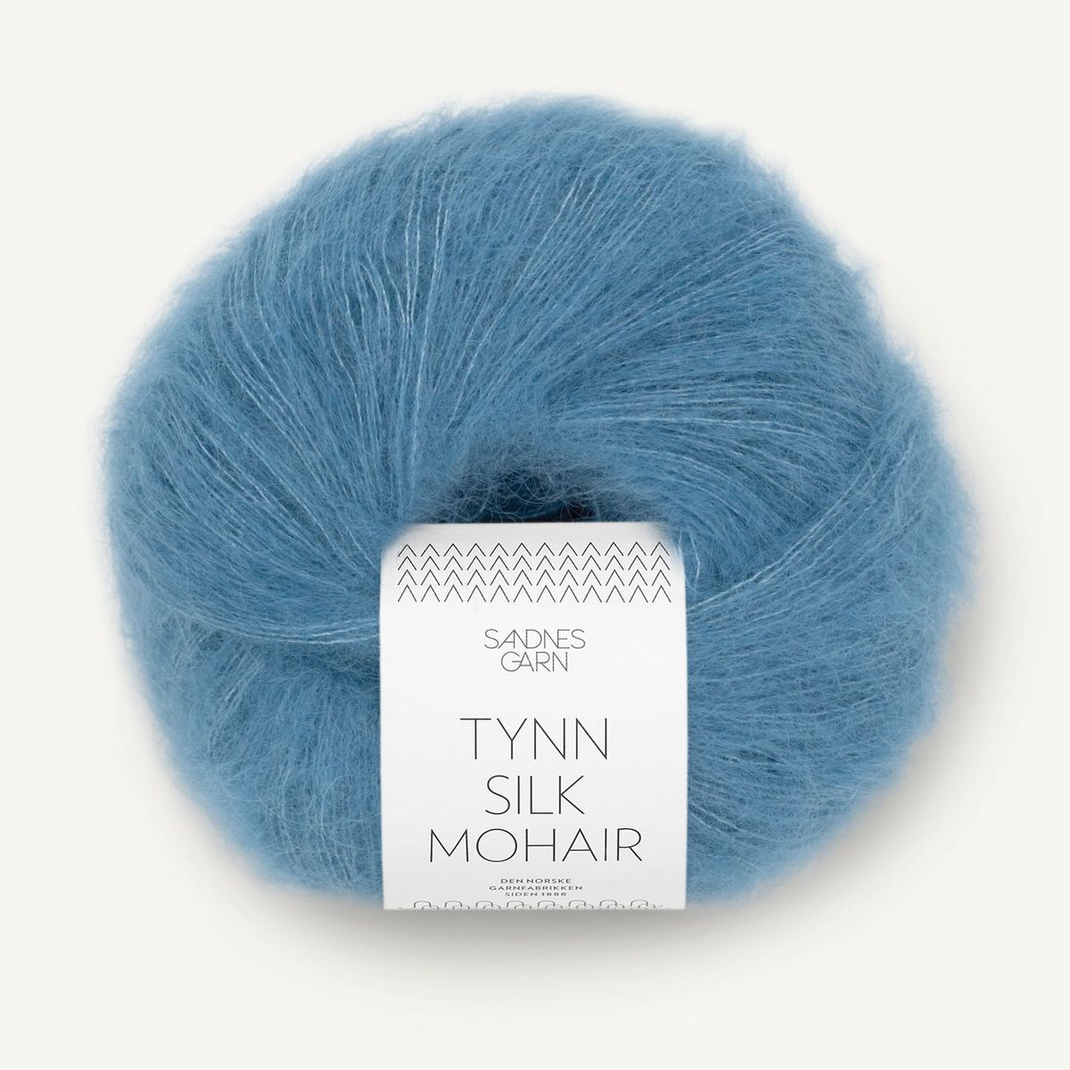 Tynn Silk Mohair - 6042 Mørk Himmelblå