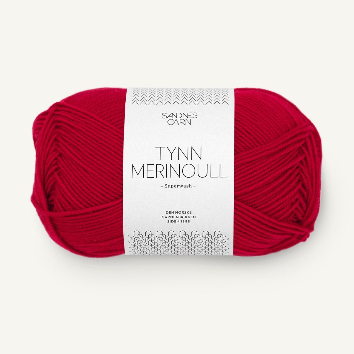 Tynn Merinoull - 4219 Rød