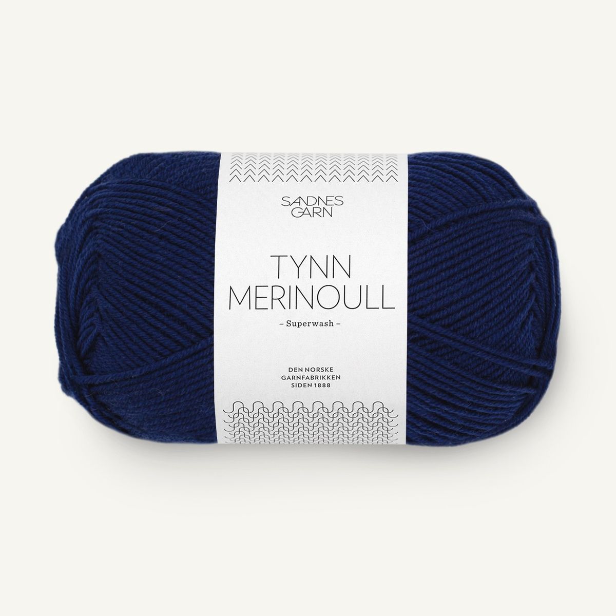 Tynn Merinoull - 5575 Marineblå